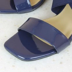 Inc.5 SALE BLOCK HEEL PATTENT SANDAL