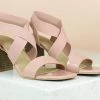Inc.5 BLOCK HEEL PATTENT SANDAL WOMEN