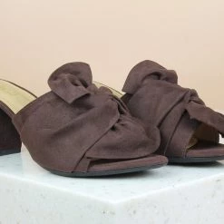 Inc.5 SALE SUEDE BLOCK HEEL MULES
