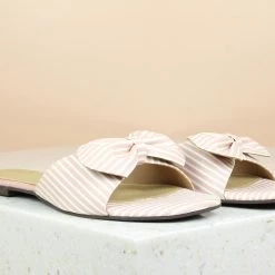 Inc.5 SALE TIE BOW FLAT MULES