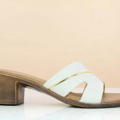 Inc.5 BLOCK HEEL MULES SALE 8 Inc.5 BLOCK HEEL MULES SALE