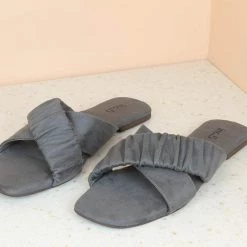 Inc.5 CROSS STRAP FLAT MULES SALE