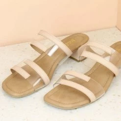 Inc.5 BLOCK HEEL DOUBLE STRAO