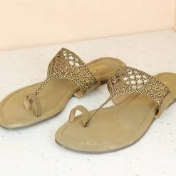 Inc.5 FLAT WOVEN KOLHAPURI