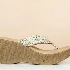 Inc.5 WOVEN PLATFORM THONG 8 Inc.5 WOVEN PLATFORM THONG