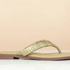 Inc.5 PLEATED FLAT THONG WOMEN 9 Inc.5 PLEATED FLAT THONG WOMEN