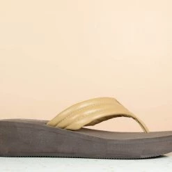 Inc.5 RUBBER PLATFORM THONG