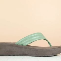 Inc.5 RUBBER PLATFORM THONG