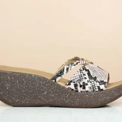Inc.5 SNAKE PRINT MULES 8 Inc.5 SNAKE PRINT MULES