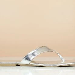 Inc.5 SALE METALLIC FLAT THONG 8 Inc.5 SALE METALLIC FLAT THONG