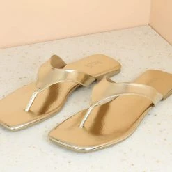 Inc.5 METALLIC FLAT THONG SALE