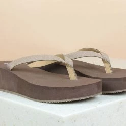 Inc.5 SALE RUBBER PLATFORM THONG