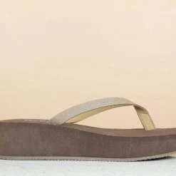 Inc.5 SALE RUBBER PLATFORM THONG