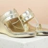 Inc.5 SALE VEDGE HEEL METALLIC KOLHAPURI