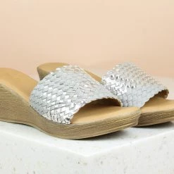 Inc.5 WOVEN PLATFORM MULES SALE