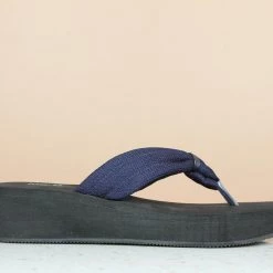 Inc.5 RUBBER PLATFORM THONG