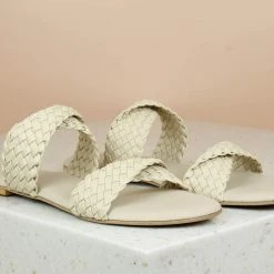 Inc.5 SALE DOUBLE STRAP WOVEN FLAT