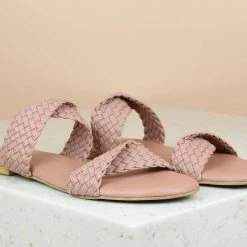 Inc.5 DOUBLE STRAP WOVEN FLAT SALE