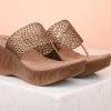 Inc.5 Woven Platform Thong SALE