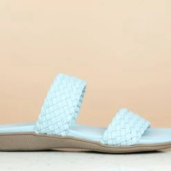 Inc.5 DOUBLE STRAP WOVEN FLAT