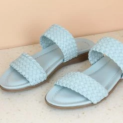 Inc.5 DOUBLE STRAP WOVEN FLAT