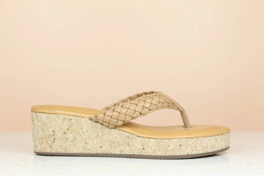 Inc.5 WOVEN PLATFORM THONG 5 Inc.5 WOVEN PLATFORM THONG