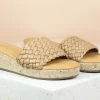 Inc.5 SALE WOVEN PLATFORM MULES
