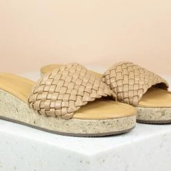 Inc.5 SALE WOVEN PLATFORM MULES