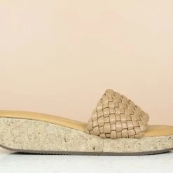 Inc.5 SALE WOVEN PLATFORM MULES