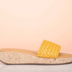 Inc.5 WOVEN PLATFORM MULES