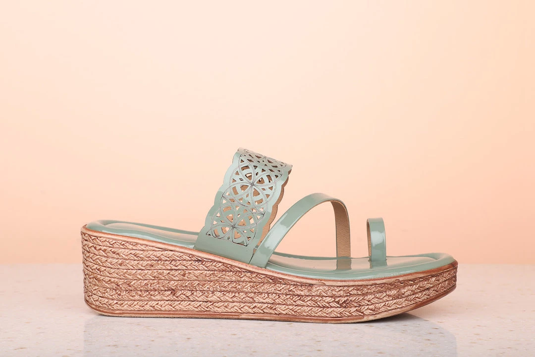 Inc.5 WOMEN PATTENT CUTWORK PLATFORM 5 Inc.5 WOMEN PATTENT CUTWORK PLATFORM