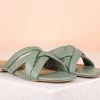Inc.5 SALE FLAT MULES-GREEN