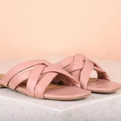 Inc.5 FLAT MULES-PEACH