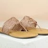 Inc.5 WOVEN FLAT THONG