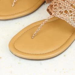 Inc.5 WOVEN FLAT THONG