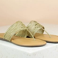 Inc.5 WOVEN FLAT THONG SALE