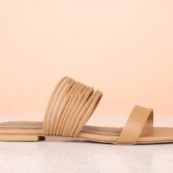 Inc.5 FLAT MULES-BEIGE