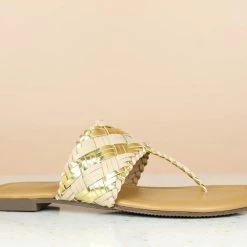 Inc.5 WOVEN FLAT THONG WOMEN