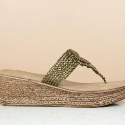 Inc.5 WOVEN PLATFORM THONG SALE
