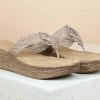Inc.5 SALE WOVEN PLATFORM THONG
