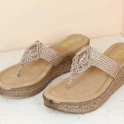 Inc.5 SALE WOVEN PLATFORM THONG