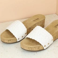 Inc.5 PLATFORM WOVEN MULES