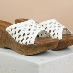 Inc.5 WOVEN PLATFORM MULES SALE