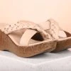 Inc.5 PLATFORM MULES-BEIGE SALE