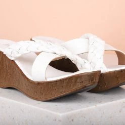 Inc.5 SALE PLATFORM MULES-WHITE