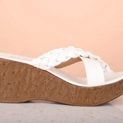 Inc.5 SALE PLATFORM MULES-WHITE