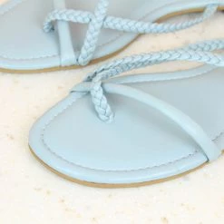 Inc.5 WOVEN STRAPY FLAT SALE