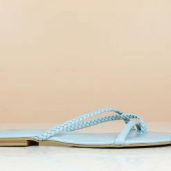 Inc.5 WOVEN STRAPY FLAT SALE