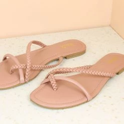 Inc.5 WOVEN STRAPY FLAT