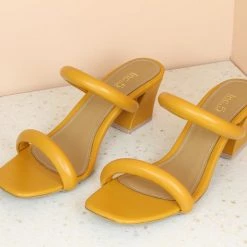 Inc.5 SALE BLOACK HEEL DOUBLE STARP